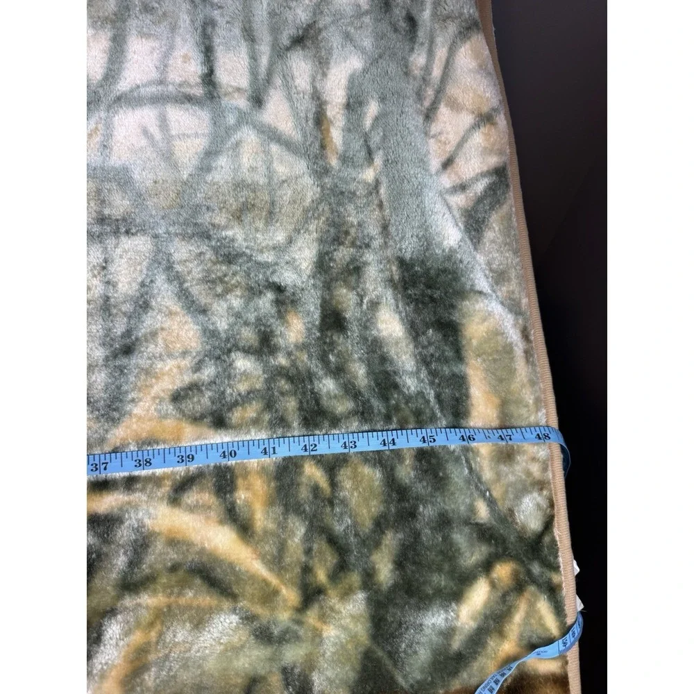 90's Style The Northwest Company Woods Buck Deer Blanket 50x60 Raschel Throw‎